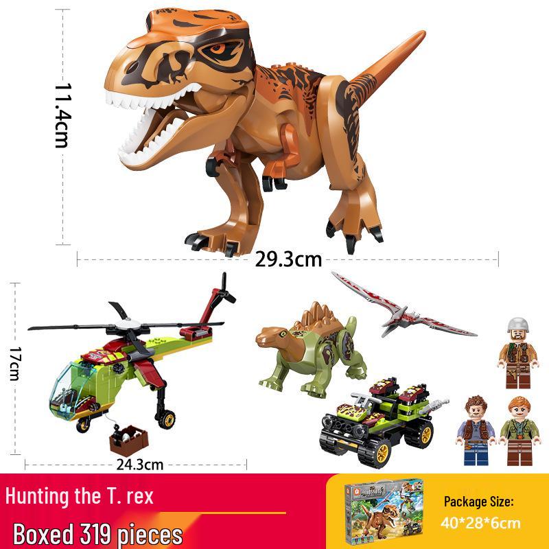 Fang Cheng Dinosaur Building Blocks - Tyrannosaurus Rex Model Compatible with Lego: Educational Toy for Boys