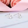 Beixi S925 Sterling Silver Star Stud Earrings for Women - Simple, Trendy, and Exquisite.