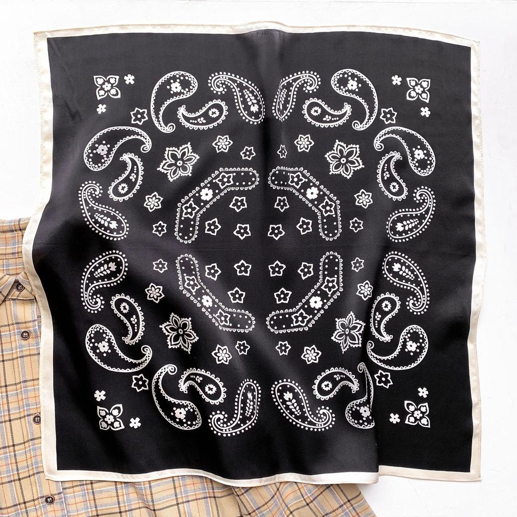 53 * 53 cm Mulberry Silk Lite firkantet skjerf Multifunksjonelt Profesjonell motedekorasjon Silkeskjerf for vår- og høstvarmesjal