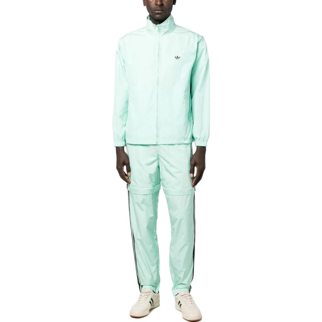 adidas x Wales Bonner Nylon Anorak Jacket Turquoise Unisex Outerwear Green IA3962