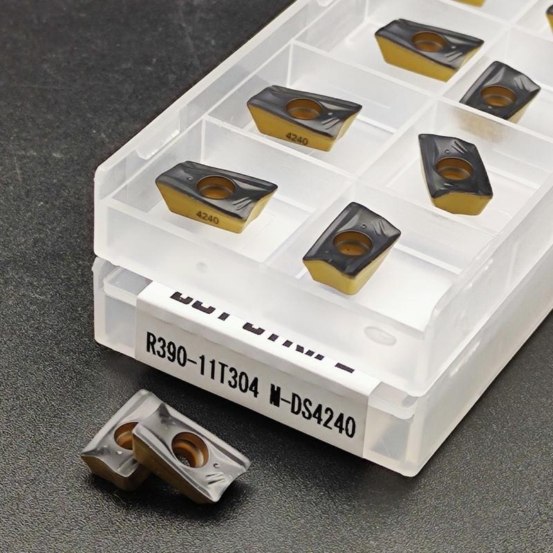 R390 11T304/11T308/11T320 DS 4240 Internal Turning Tool Cermet Grade Carbide Insert CNC Lathe Metal Cutting tool