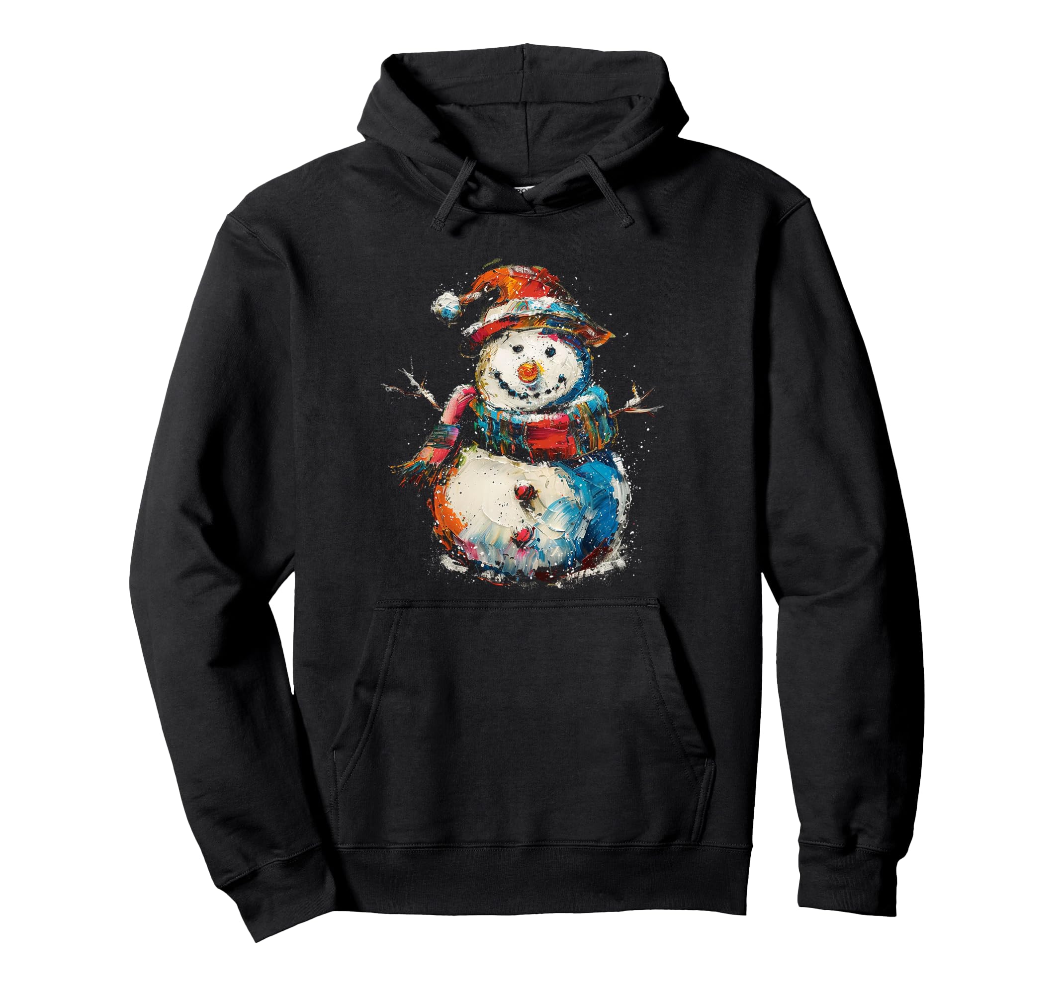 

Snowman Christmas Motif Art Family Snowman Hoodie X-mas чёрный