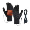 Windproof Men Finger Gloves Anti Slip Hand Warmer Gloves USB Electric Heating Gloves  Cycling