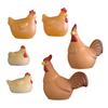 3D Rooster Hen Silicone Mold DIY Easter Candle Plaster Craft Mold Flexible Reusable Craft Mold for Resin Soap & Home Decor