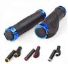 Beatus Ergonomic Handlebar Grips for Mountain Left and Right Rubber Type A Bikes, Set, Grips, (Red)