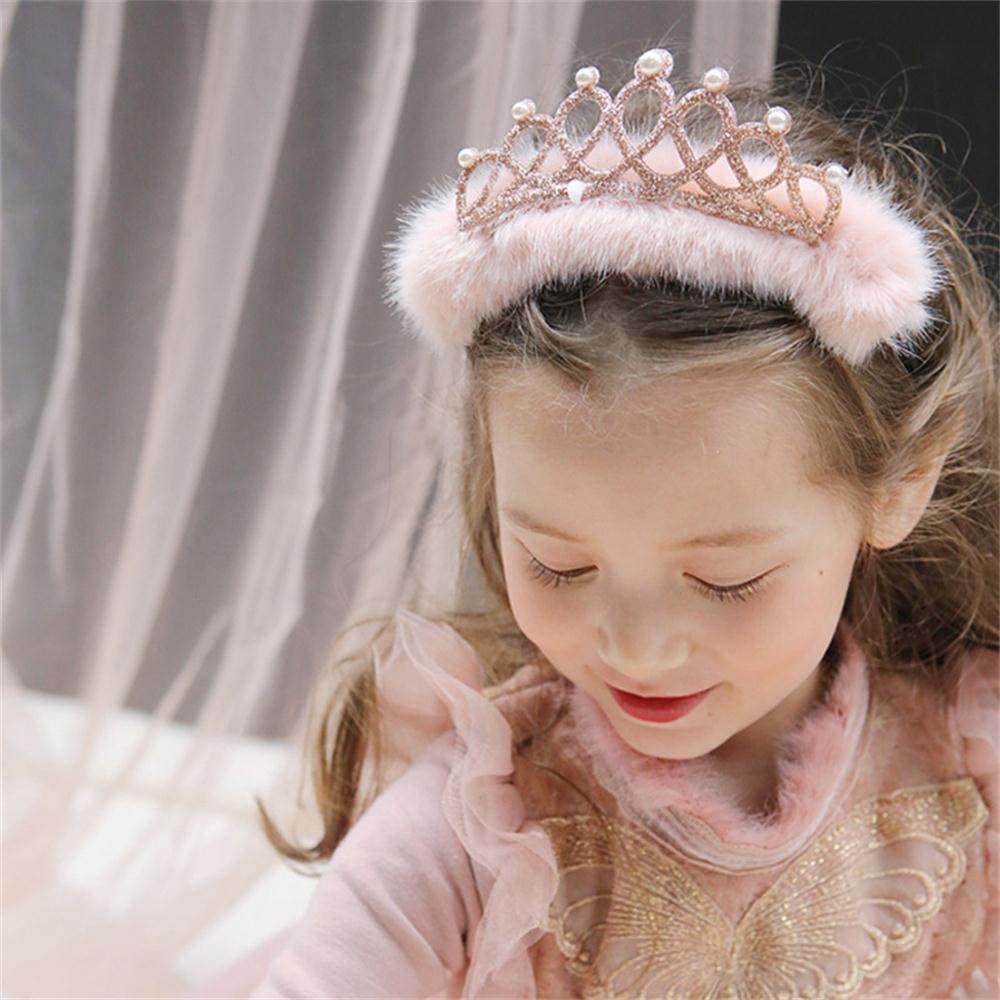 Cute For Party Crown Children Kids Girls Hair Band Hair Hoop Birthday Headwear Headband