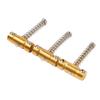3PCS Guitar Saddles Brass Tuning String Bridge Saddle Replacement for GT Series Electric Guitar