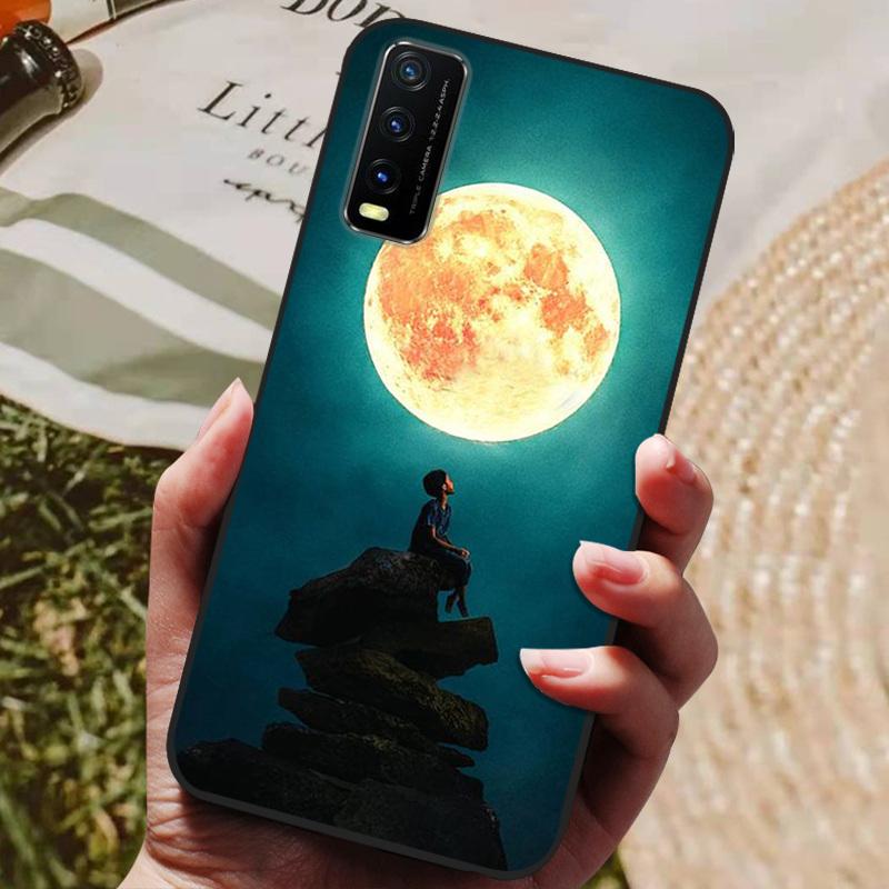 For Vivo Y11S Case Silicone Soft TPU Phone Cover For Vivo Y12s V2027 Case Cartoon Case Protective Bumper For Vivo V2032 Y11s