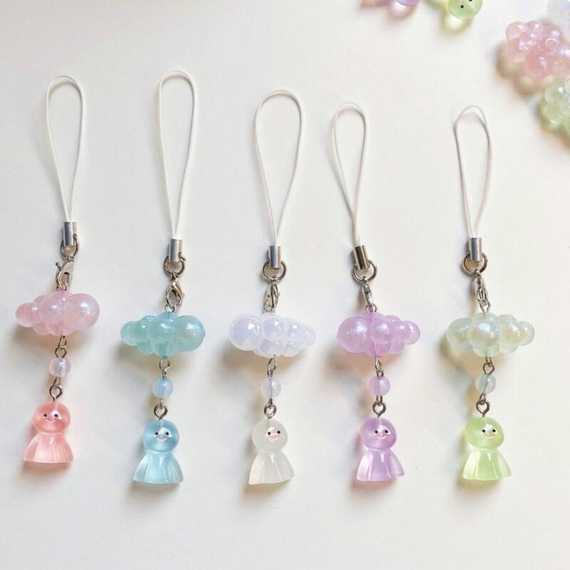 Teruterubozu Weather Fairy Clear Doll Keychain Cell Phone Strap