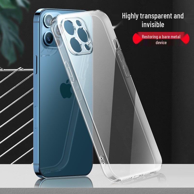 Compatible with Apple iPhone 13, 15, 16, XS Soft Drop-Proof Transparent Case