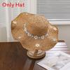 Summer Straw Hat For Women With Wide Brim Sun Protection And Breathable Paper Straw Material
