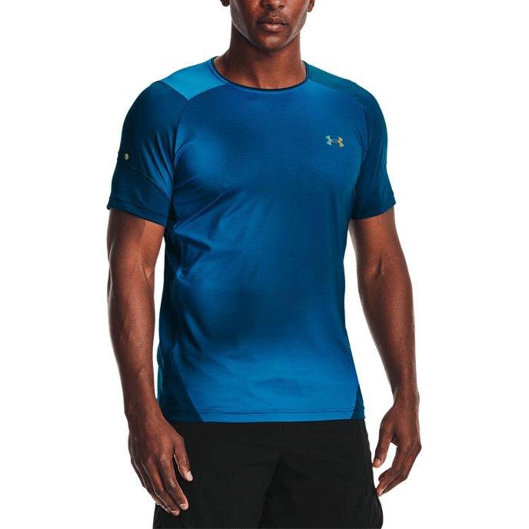 Under Armour RUSH T Shirt Men's Blue 1361425-436