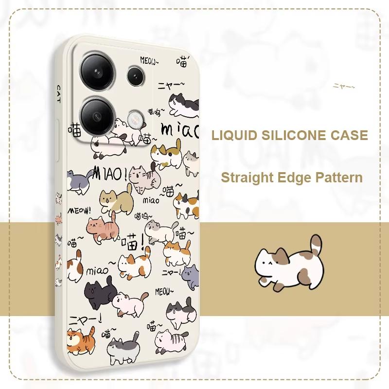 Running Cats Phone Case For Samsung Galaxy S25 S24 S23 S22 S21 S20 Ultra Plus FE S10 Note 20 ultra 10 9 Plus Cover