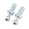Acouto M8 Ball Stud Mounting 2pcs Car Iron Ball Stud Bolts M8 for Gas Struts Ball Ended Bonnet
