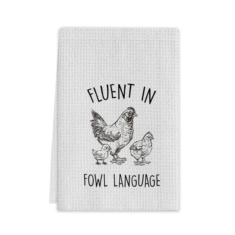 Microfiber Kitchen Towel Dishcloth Cleaning Cloth Washing Dishes Countertop Wiping Non Scratch Absorbent Multi Use Household Utility