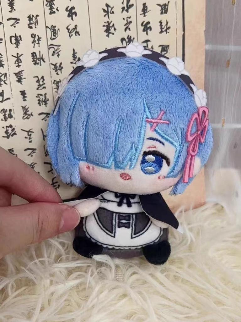 Life In A Different World From Zero Plush Doll Rem Anime Cosplay Pendant Keychain Cartoon Figure Stuffed Toy Kids Birthday Gift