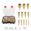 12-Piece Dry Drill Hole Saw Set for Granite, Marble, Porcelain, Vitrified Tile, Ceramic, and Stone
