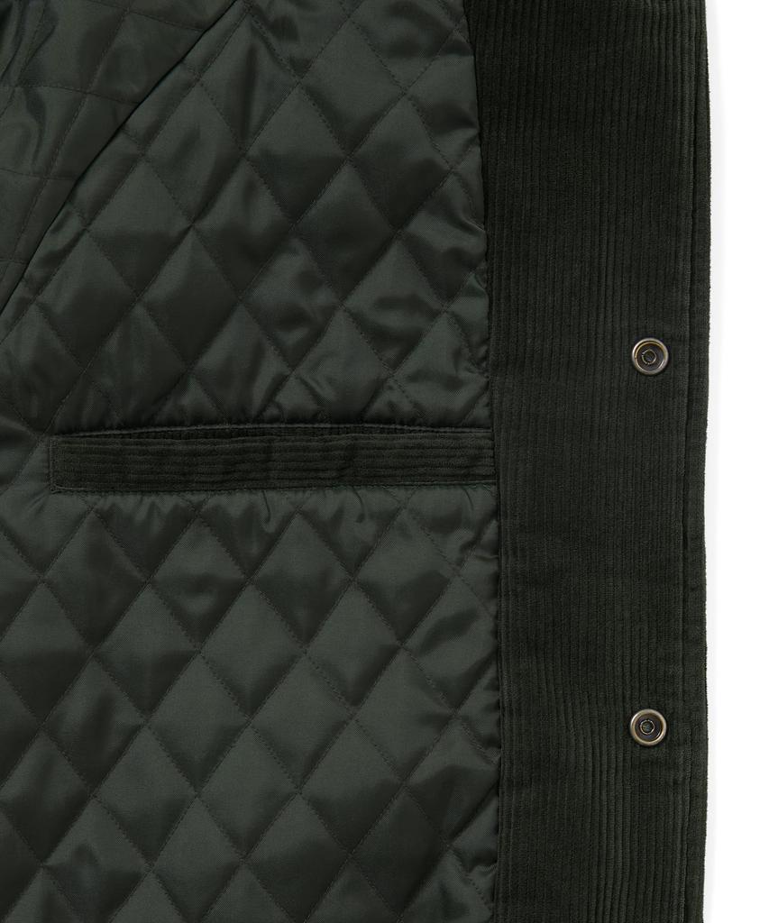 Thisisneverthat Corduroy Varsity Jacket Green