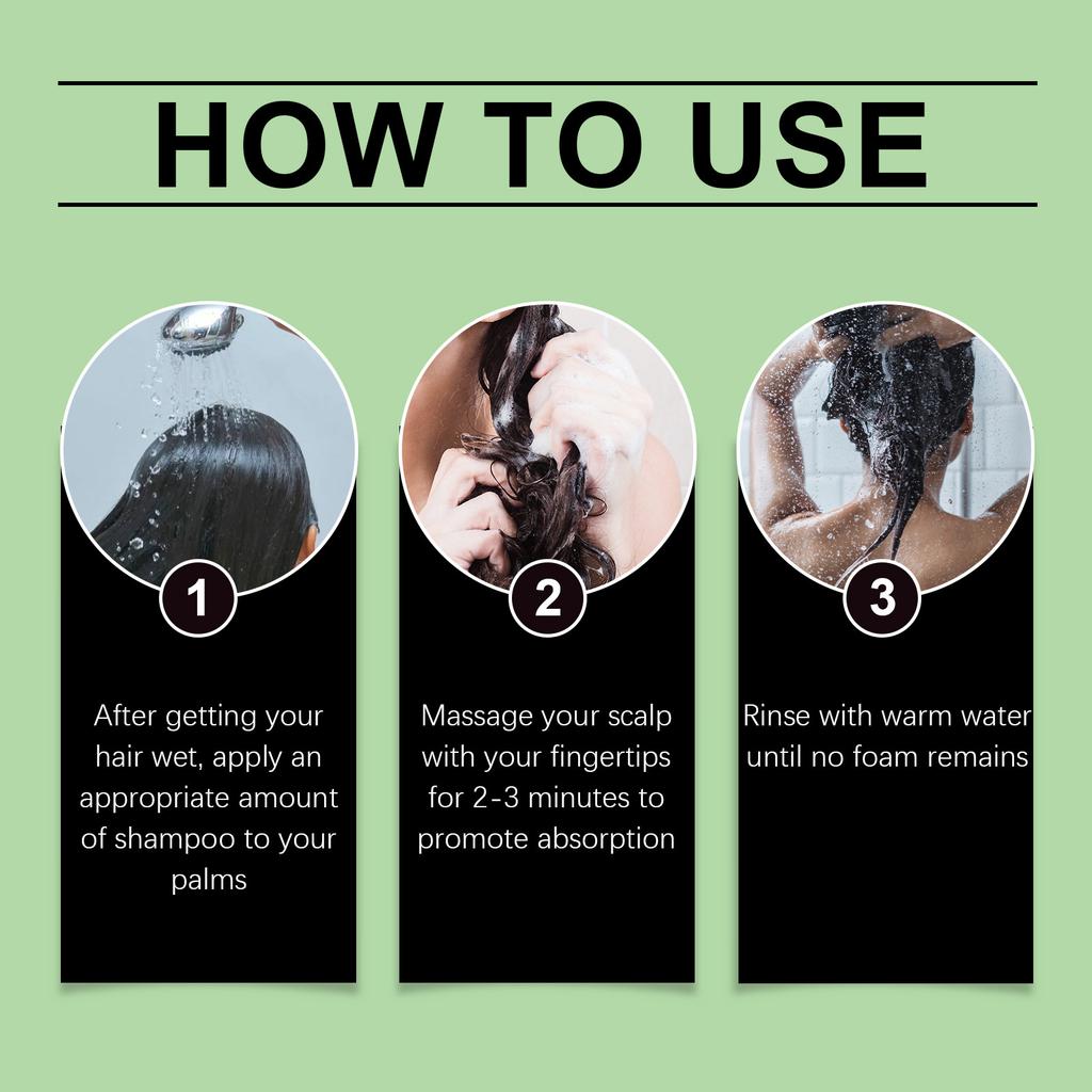 Strong Shampoo Reduces Hair Breakage And Strengthens Hair Without Silicone Oil. Deeply Cleanses Scalp Oil,200ml