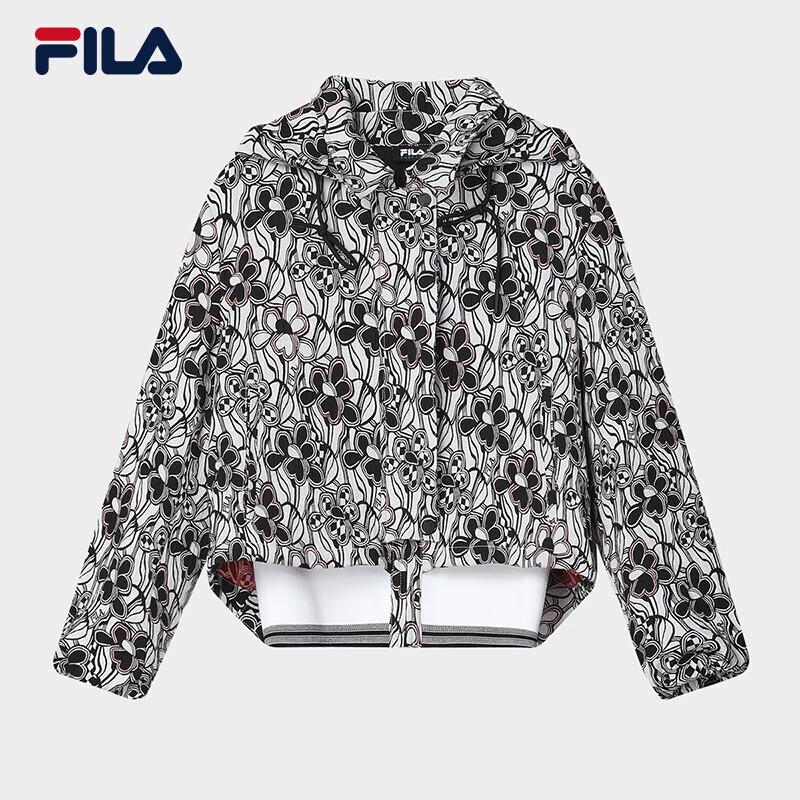 

FILA Women s 2024 Spring All-Over Print Hooded Jacket