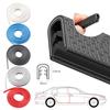 5M/10M Car Door Anti Collision Strip With Steel Disc Bumper Trim Edge Scratch Protector Strip Sealing Guard Styling Car
