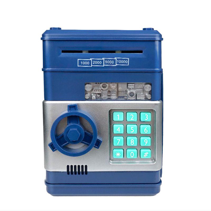 

And Secure Automatic Atm Piggy Bank With Password And Sound For Kids** темно-синий