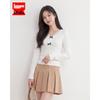 IEF French Style Sweet Long-Sleeve Bow Blouse