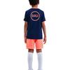 Nike Vaikų greitai džiūstantis marškinėlis Academy Pro Trečia serija Dri-FIT Barcelona Priešrungtyninis futbolo patogus trumpomis rankovėmis vaikų viršus HM4185-411