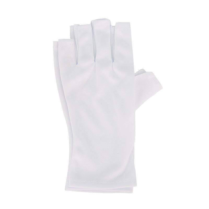 

Перчатки для ногтей с защитой от УФ-излучения — термостойкие, не темнеющие, без пальцев для нейл-арта, длинные/короткие модели Long Sunscreen Gloves