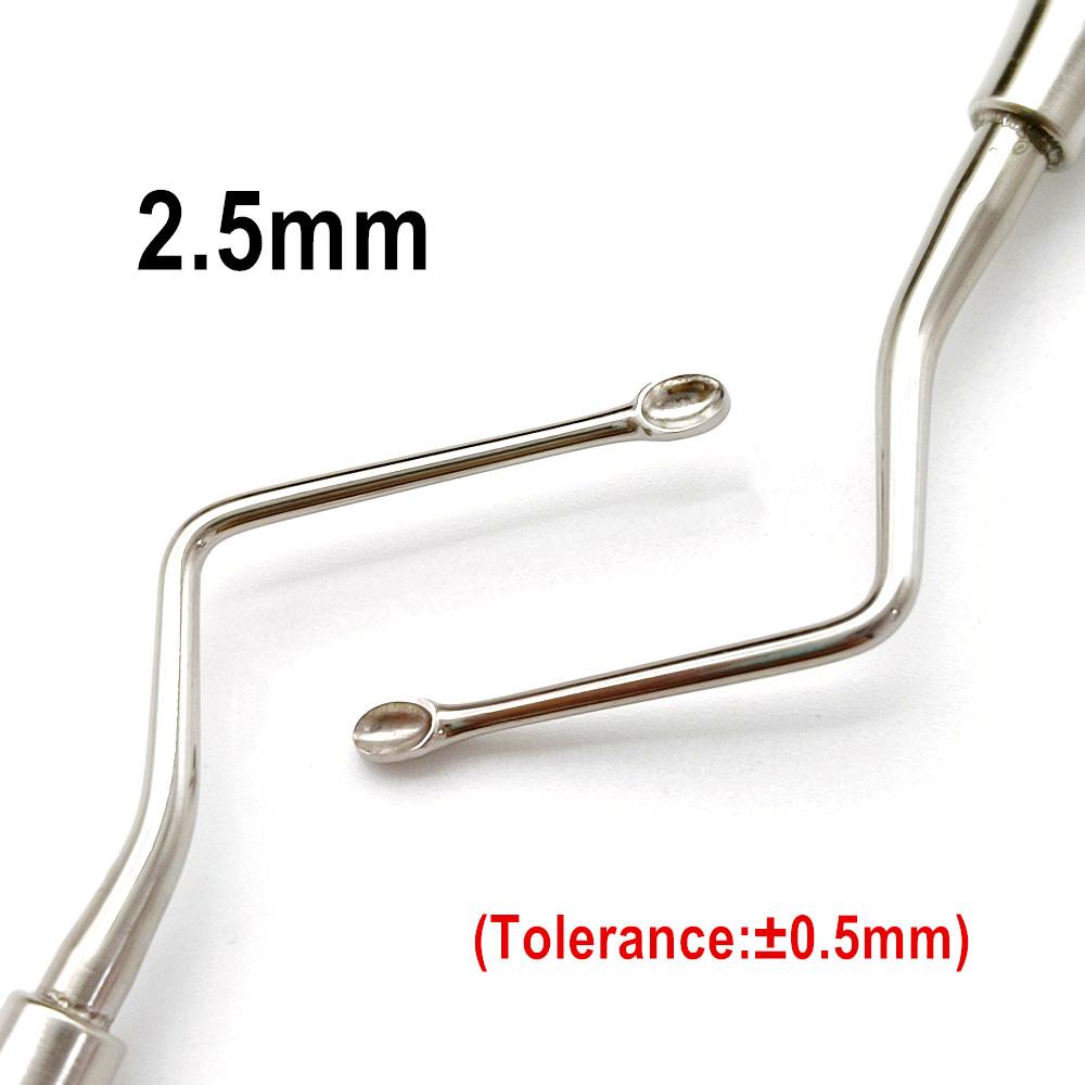 Dental Surgical Implant Dental Bone Curettes Powder Spoon Graft Scoop Implant Bone Grafting Packer