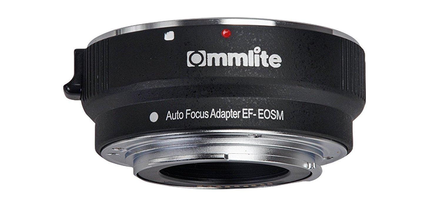 

Commlite Lens Mount Adapter EF Mount Lens to Canon with Electronic Contacts CM-EF-EOSM (Canon EF-M Mount)