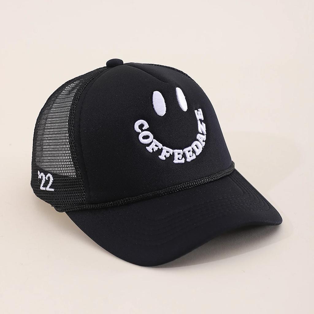 Unisex Männer Frauen Kappe Pentagramm Stickerei Baseball Netzmützen Frühling Sommer Outdoor Verstellbar Lässige Hüte Sonnenschutzhut