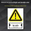 Reflective Aluminum Safety Sign: Electric Shock & No Smoking Warning 