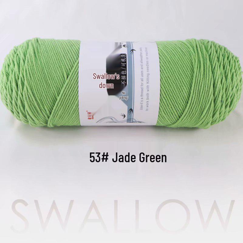 4 Liang Five-Strand Yarn: Cotton-Wool Medium-Thick Knitting Yarn for DIY Scarves and Shawls