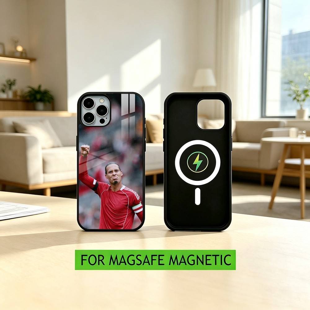 V-Virgil van D-Dijk FOOTBALL 4 Phone Case For iPhone17,16,15,14,13,12,11 Plus,Pro Magnetic with Magsafe Wireless Charging