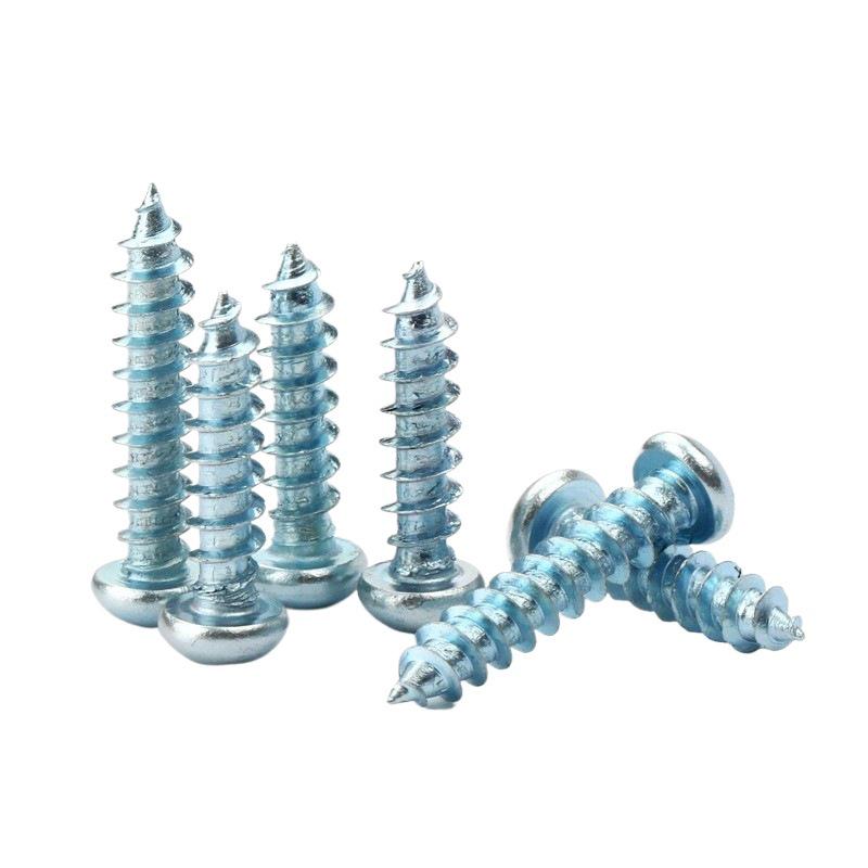 High-Strength Hardened Round Head Phillips Self-Tapping Screws M3-M6 Wood Screw