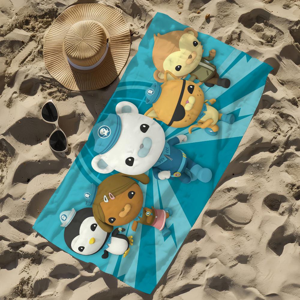 Cartoon The O-Octonauts Cool Towel Soft Pool Gift For Travel Gym Shower Camping Quick Dry Sports Large Beach Towel