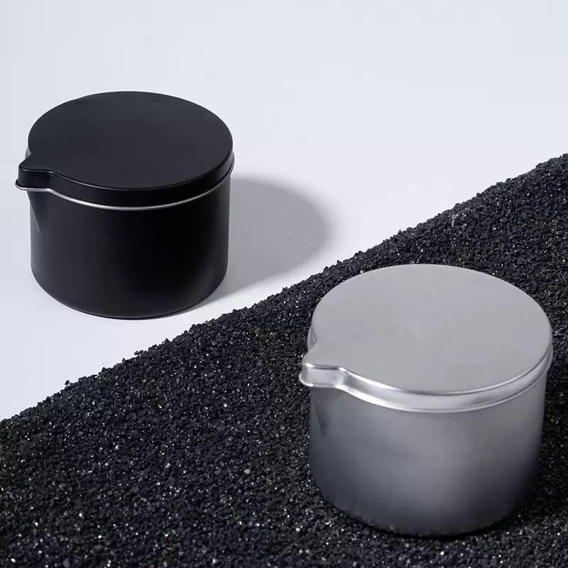 Multi-Purpose Tinplate Candle Jars with Handy Spout Leakproof Tins for Aromatherapy Massage Cream Cosmetic Storage