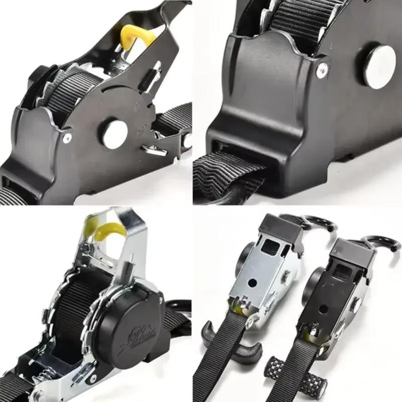 Autogurte für Frachtband, einziehbare Gurte für Motorräder, Ratschengurt für Ladung, Gepäckgurt, Ratschenspannergurt für Autos