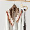Women S Versatile Fashion Silk Like Square Scarf All Season Sun Protection