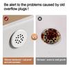 Replacement Wash Basin Overflow Ring Plug Round Sink Hole Cover  Kitchen Bathroom Supplies