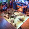 Apocalyptic Warrior Uprising Carpet Suitable for All Seasons Living Room and Bedroom Mats Doormat Office Chair Cushion Fashion
