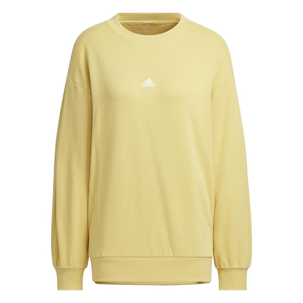 Adidas KTX50 Warding Loose Fit French Terry Crew Neck Size M Women's Sweatshirt, (JG8173)