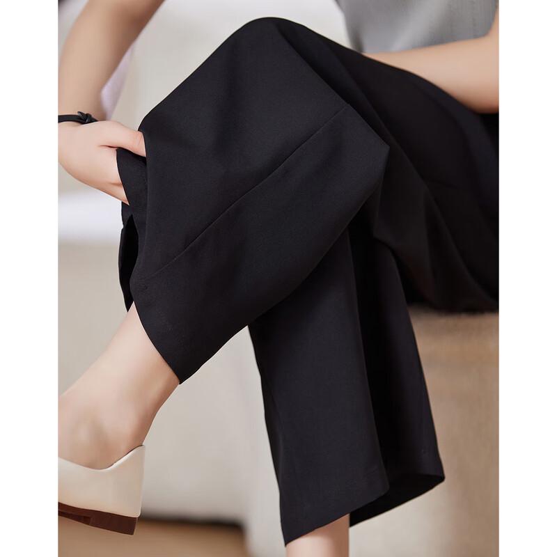 Paste Women's Casual Elastic Draped Pants