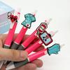 10Pcs Round Ballpoint Pens, Rose Red Medical Series Gel Pens, Suitable for Doctors, Nurses and Students, Christmas Party Stationery Supplies, Ballpoin