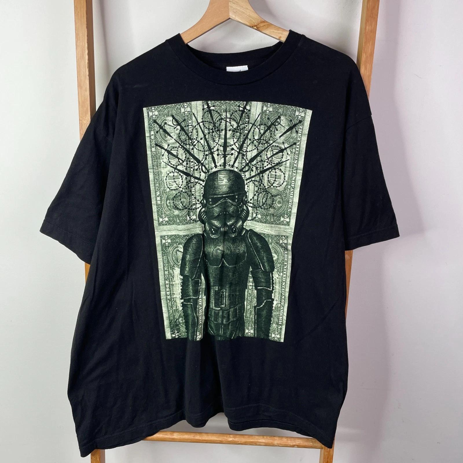 Black Market Art Star Wars Darth Vader Shirt Mens Extra Large Black Movies S
