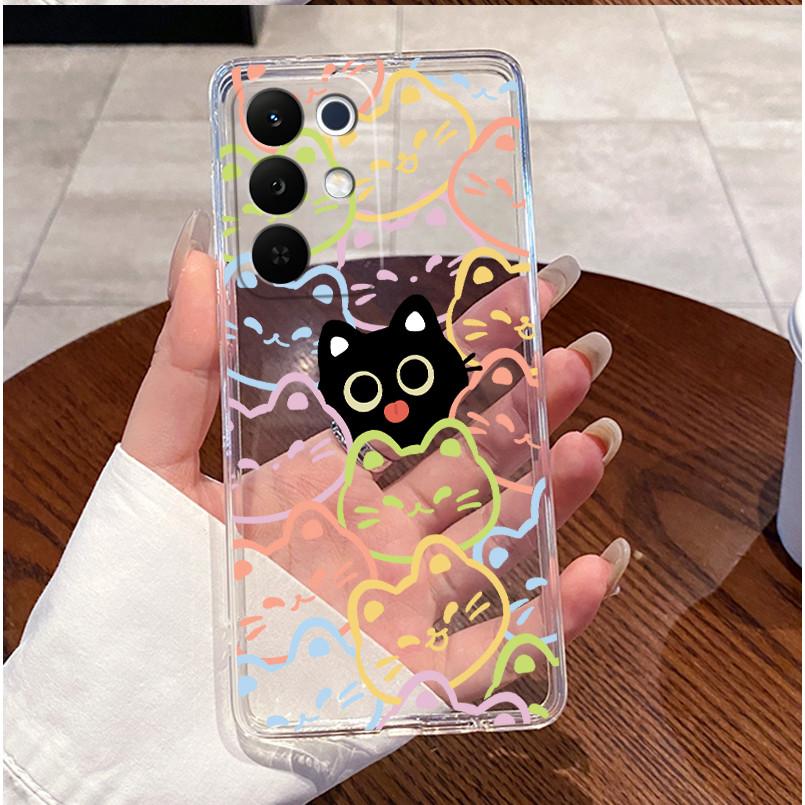 Phone Case For Realme C85 Pro C85pro 4G 2025 Casing Clear Luxury Cute Cat Rabbit Funny Fashion Love TPU Soft Silicone Back Cover