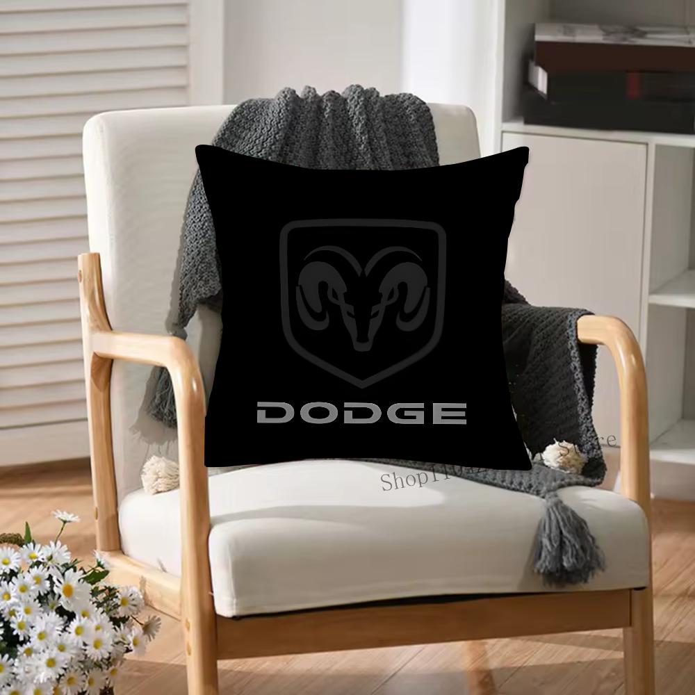 Fashion Brand D-DODGE Pillow Case Square Bedroom Sofa Leisure Comfort Cushion Car Living Room Home Decoration