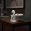 Matte White Skeleton Candy Bowl Bone Shape Spooky Jewelry Dish Skull Tray Decor  Gift Seekers