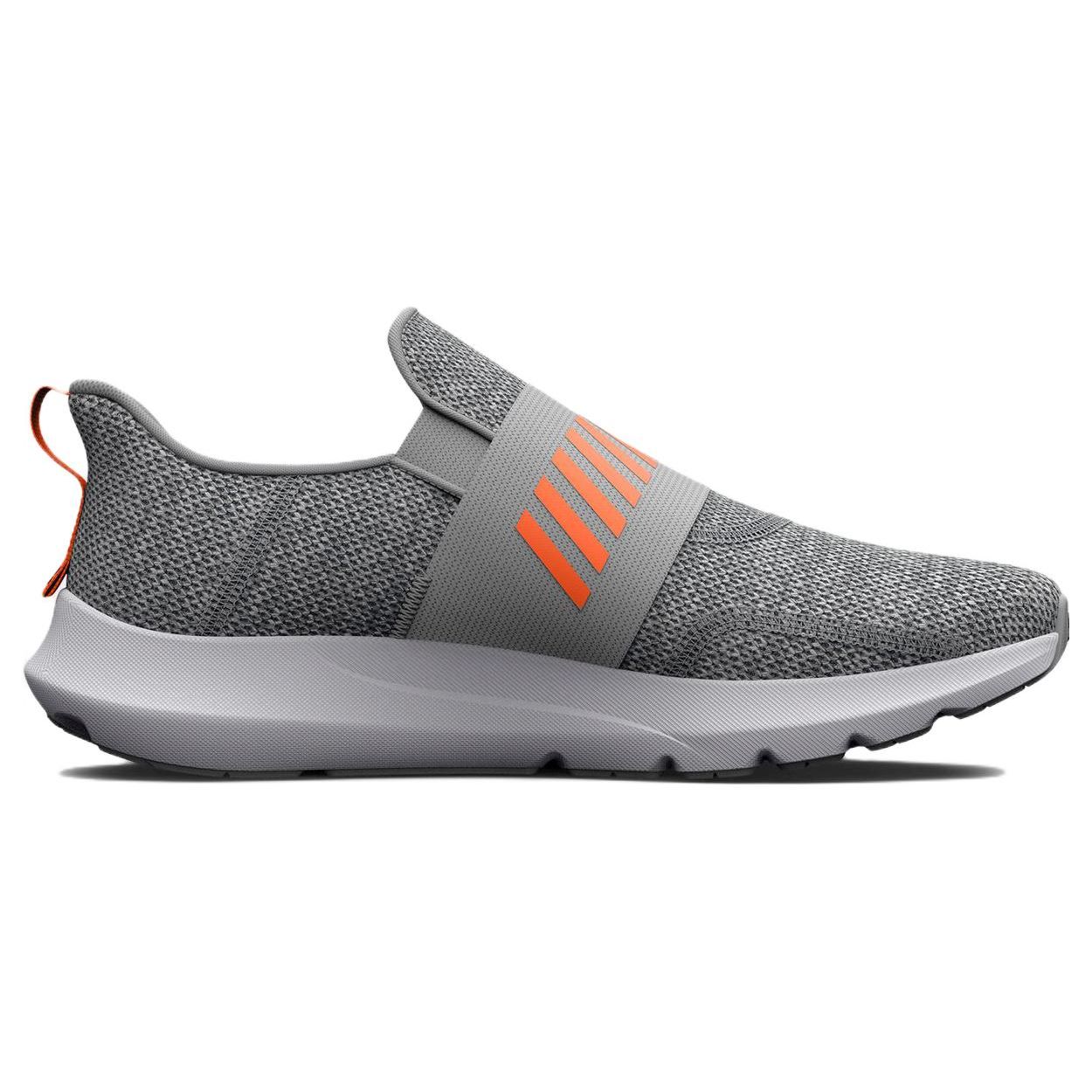 Мужские кроссовки Under Armour Surge 3 Slip Mod Grey Orange Blast 3026506-102 40 — фото 2